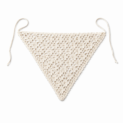 Lenço Feminino Alba – Crochê Bege