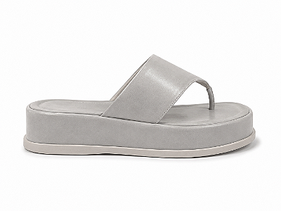 Sandália Flatform Feminina Aurora – Off White