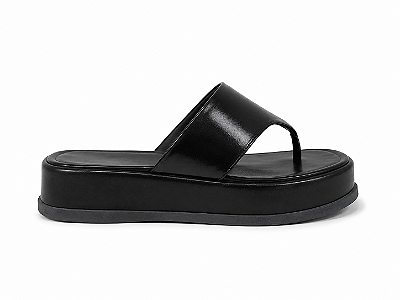 Sandália Flatform Feminina Aurora – Preta