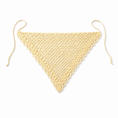 Lenço de Crochê Solenne – Manteiga