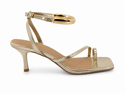 Sandália Feminina Lauren – Ouro Light