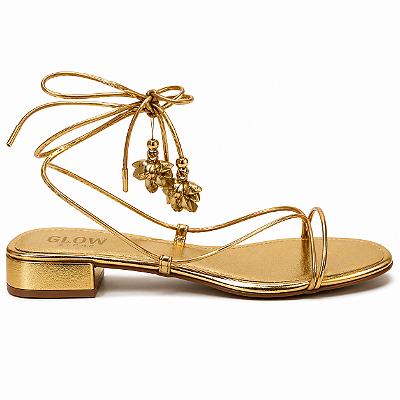 Rasteira Feminina Sol – Ouro
