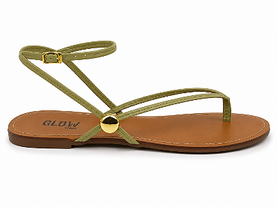 Rasteira Feminina Roberta – Verde Alecrim