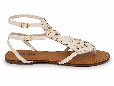 Rasteira Feminina Yara – Off White