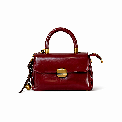 Bolsa Feminina Rubi – Marsala Estruturada