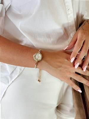 Relógio Feminino Lux – Dourado