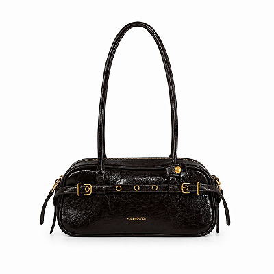 Bolsa Feminina Scarlet – Café Pequena com Alça Transversal | Glow Store