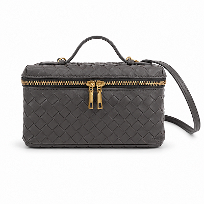 Bolsa Feminina Vanety - Café com Alça Removível | Glow Store