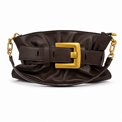 Bolsa Feminina Mel - Café com Alça Removível | Glow Store