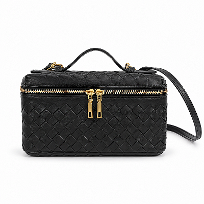 Bolsa Feminina Vanety - Preta com Alça Removível | Glow Store