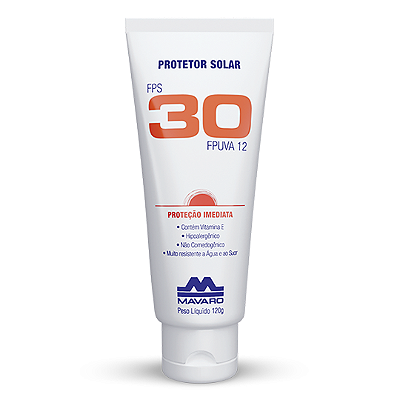 Protetor Solar Mavaro FPS 30