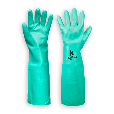Luva Nitrili-KA 15 Verde 46cm Kalipso