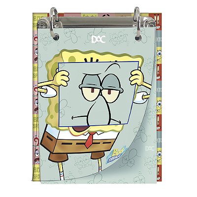 Mini Fichário Vertical Bob Esponja