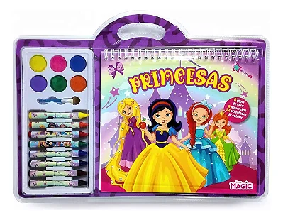 Kit de Colorir Princesas