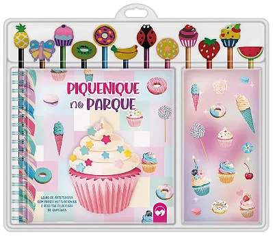 Kit de Pintura Piquenique com 12 Lápis de Cor
