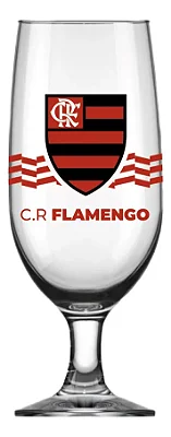 Taça de Cerveja Vidro Flamengo