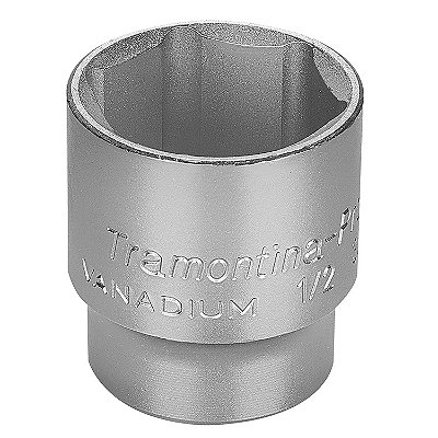 Soquete Sextavado 1/2" Curto 32mm - Tramo. Pro