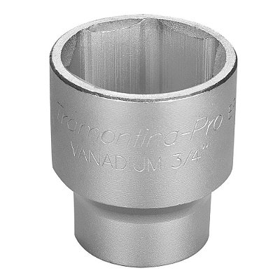 Soquete Sextavado 3/4" Curto 34mm - Tramo. Pro