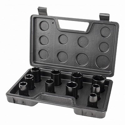 Jogo De Soquete De Impacto Ksl 1/2" 10 Peças - Lynus