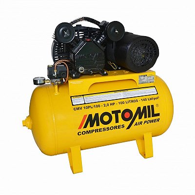 Compressor De Ar 2hp 140psi Cmv-10pl/100 - Motomil