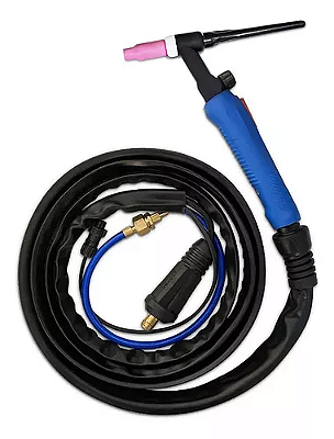 Tocha Tig Wp-26 3,5mt 13mm (C/ Gatilho) - Ref. Gas - 3/8* Bsp - Weld Vision