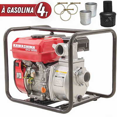 Motobomba A Gasolina 4t Gw200 212cc 7hp 5600310 - Kawashima