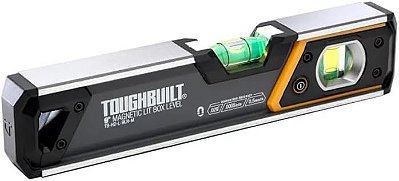 Nivel De Bolha Com Iluminacao E Magnetico 23cm (9") Tb-H2-L-9lh-M - Toughbuilt