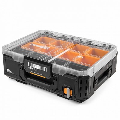 Organizador Stacktech Empilhavel C/ Tampa Translucida Tb-B1-O-30 - Toughbuilt