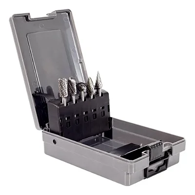 Jogo De Lima Rotativa Em Metal Duro-Md 10mm 5pcs - Rocast