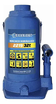 Macaco 32 Ton Hidraulico Manual Tipo Garrafa - Bremen