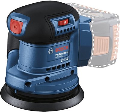 Lixadeira Excentrica Gex 185li Sb - Bosch
