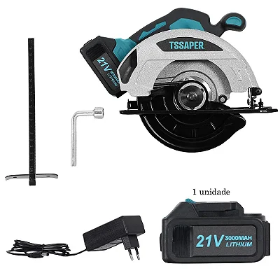 Serra Circular 150mm Bateria 21v 3000mah Tssc21v - Tssaper