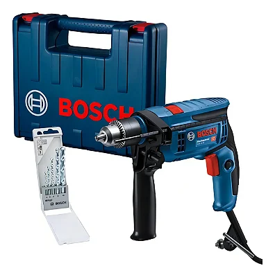 Furadeira De Imp. Gsb 13 Re 750w C/ Maleta E Brocas 220v - Bosch