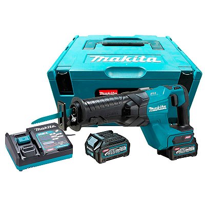 Serra Sabre Bateria 40v Xgt + Dc40ra + 2 Bl4025 Jr001gd201 220v - Makita