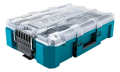 Caixa De Ferramentas De Profundidade Média Maktrak Makita T90043 Turquesa