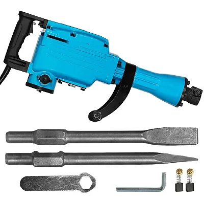 Martelete Rompedor Demolidor 1800w 45j Com Maleta Tssaper Cor Azul