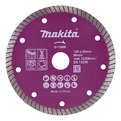 Makita D-72899 Disco Diamantado Multimateriais 125mm Notafs
