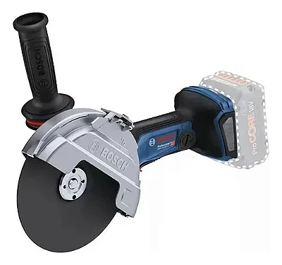 Esmerilhadeira a bateria Bosch Brushless GWS 18V-180 PC 1500W Cor Azul