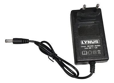 Carregador Bateria Lynus 20v 1,5ah