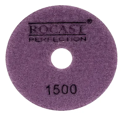 Disco Diamantado P/polir 100mm/4 Gr1500 - Kit 10und Roxo