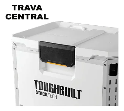 Caixa Térmica Cooler 36l Tb-b1-c-70 Stacktech Toughbuilt Branco