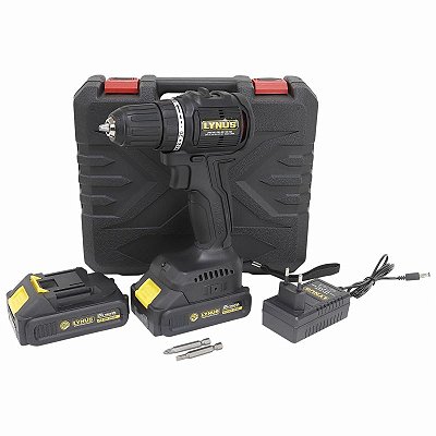 Parafusadeira Impacto Plbi-2046 - Lynus Preto 20v 50/60