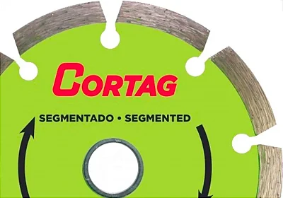 Disco Diamantado Cortag Segmentado 110mm X 20mm