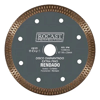 Disco Diamantado Rendado Extrafino