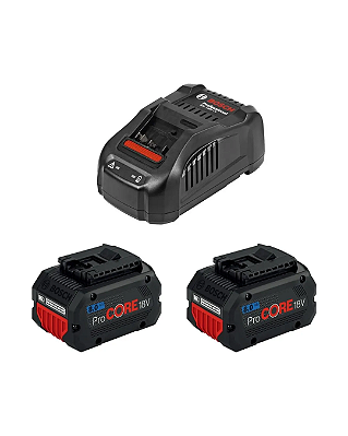 Kit 2 Bateria Procore Bosch + Carregador Rápido 18v Gal1880