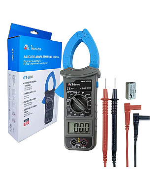 Alicate Amperímetro Digital Et-3111 Minipa 1000 A