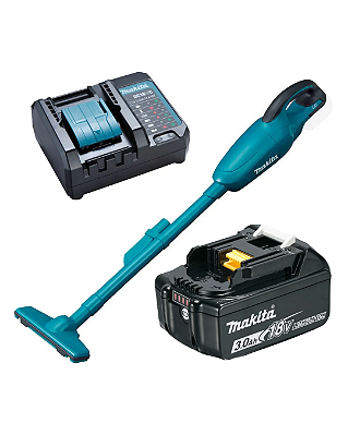 Aspirador De Pó Dcl180z Makita Com Carregador E Bateria