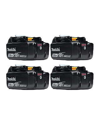 Bateria 3,0ah 18v Li-ion Bl1830 Makita 4 Unidades