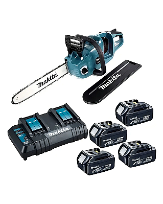 Kit Motoserra Bateria 36v + Carreg Duplo220v Duc353zc Makita