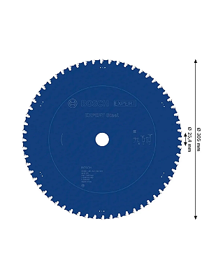 DISCO DE SERRA 12" EXPERTFSTEEL 305MM 60DENTES - BOSCH